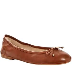 Sam Edelman Felicia Saddle Brown Ballet Flats